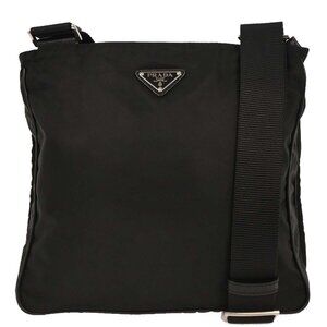 Prada Black Nylon Shoulder Bag 50 177564